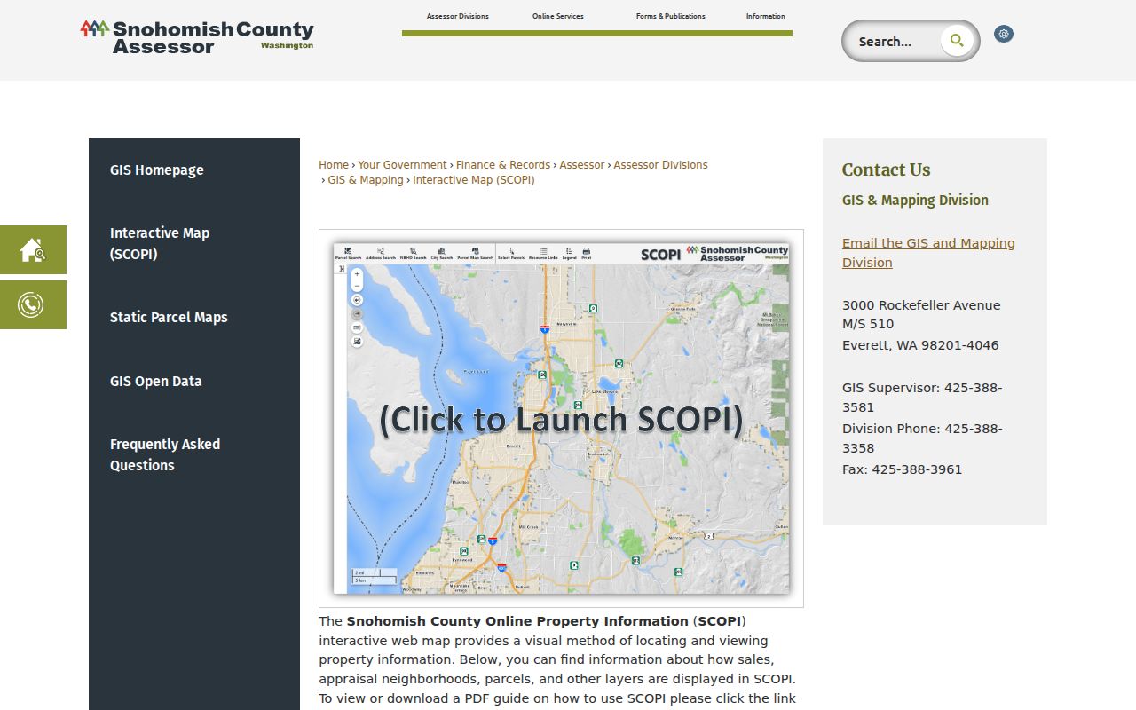 Mill Creek East residents directory SCOPI parcel map